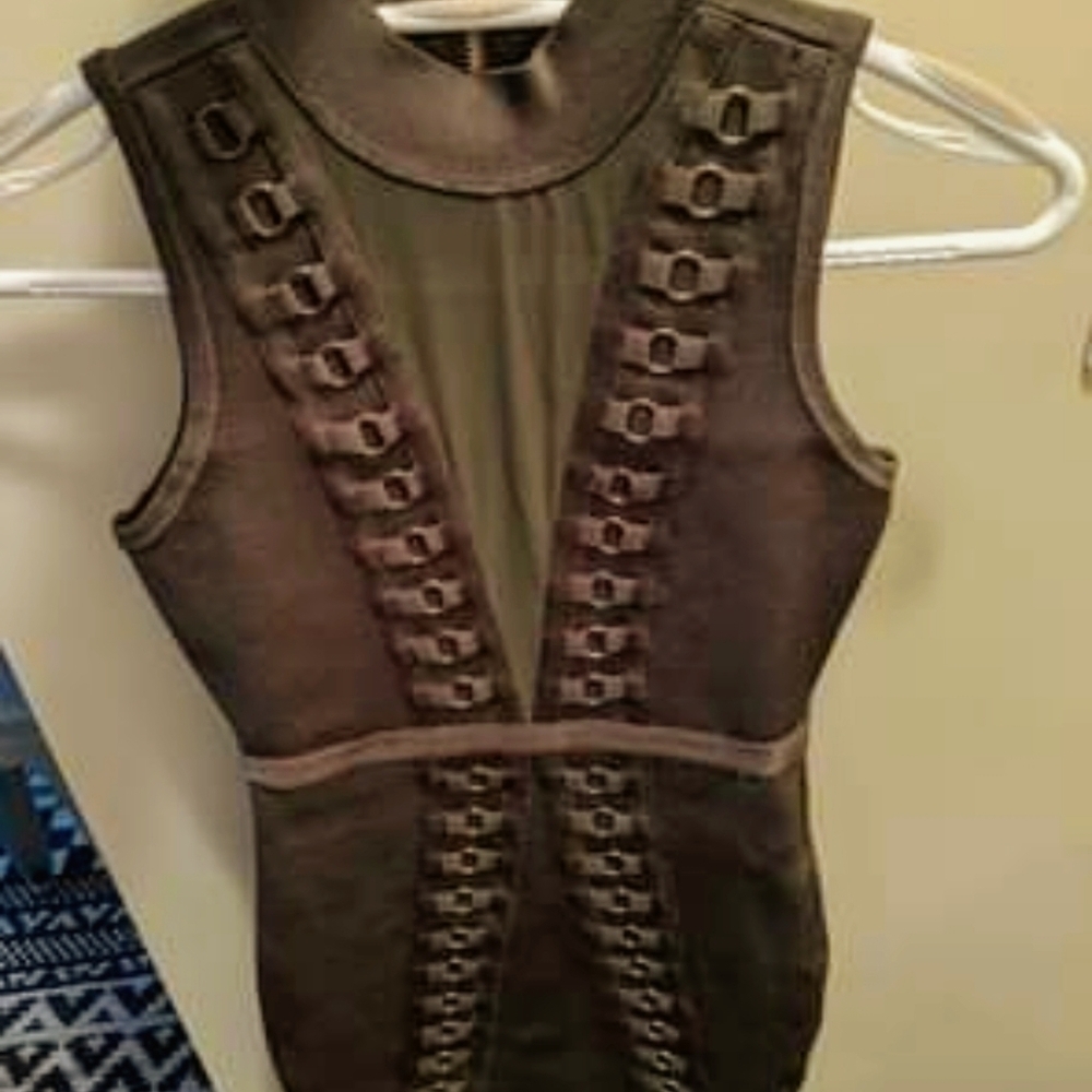 Hunter Green Body Con Dress